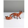 Image 2 : Two Beswick England Glazed Ceramic Fox Figurines