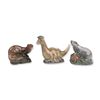 Image 1 : 3pc Beswick Beneagles Ceramic Animal Figurines
