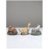 Image 2 : 3pc Beswick Beneagles Ceramic Animal Figurines
