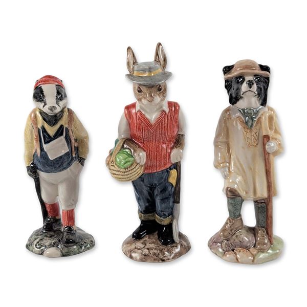 3pc Beswick English Country Folk Ceramic Figurines