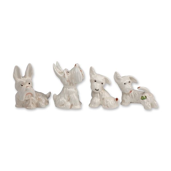 4pc Beswick Westie Figurines