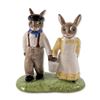 Image 1 : Royal Doulton Bunnykins Jack and Jill Porcelain Figurine