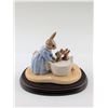Image 2 : Royal Doulton LE Bath Night Bunnykins Ceramic Tableau with Base
