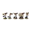 Image 1 : Set of Five Rare Colorway Royal Doulton Bunnykins Oompah Band Figurines
