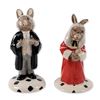 Image 1 : 2pc Legal Hares Royal Doulton Bunnykins Ceramic Figurines