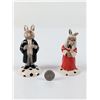 Image 4 : 2pc Legal Hares Royal Doulton Bunnykins Ceramic Figurines