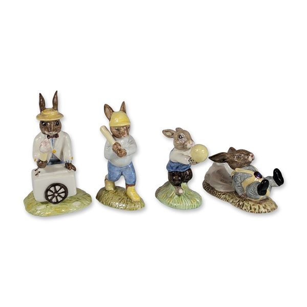 4pc Collection of Royal Doulton Bunnykins Figurines