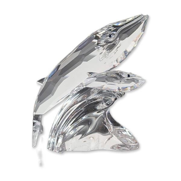 Swarovski 1992 SCS Annual Edition Whales Figurine