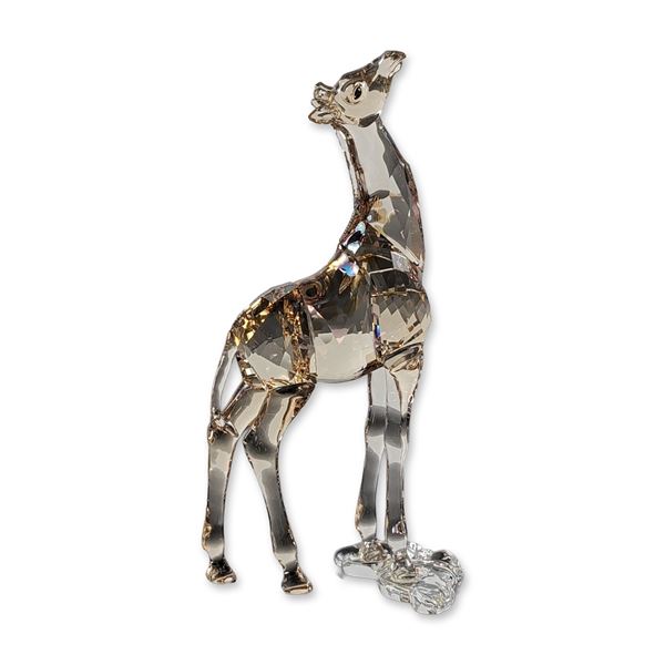 Swarovski Golden Shadow Crystal Baby Giraffe Figurine