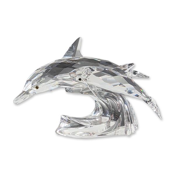 Swarovski SCS 1990 Annual Edition Crystal Figurine, Lead Me 153850
