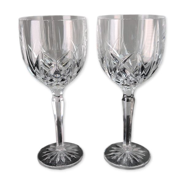 Pair of Marquis by Waterford Brookside Wine Goblets