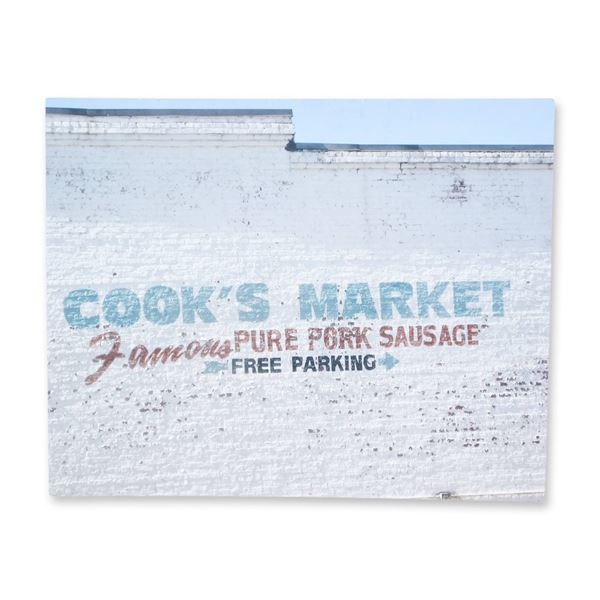 Cooks Market Georgia Contemporary Photograph on Board