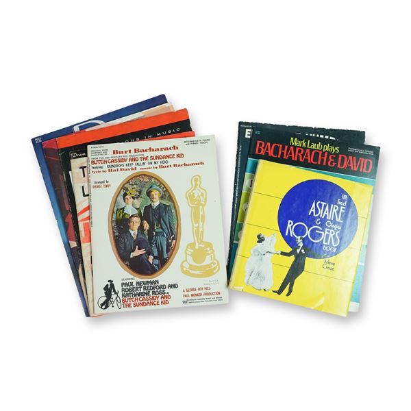 8-Piece Grouped Music-Related Books Featuring Sheet Music and Biography