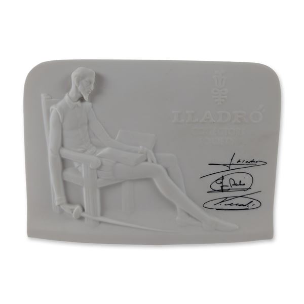 Lladro 1985 Signed Don Quixote Plaque
