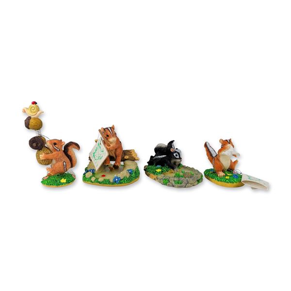 4pc Charming Tails Resin Figurines