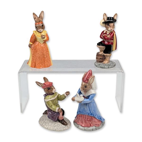 4pc Royal Doulton Bunnykins Figurines