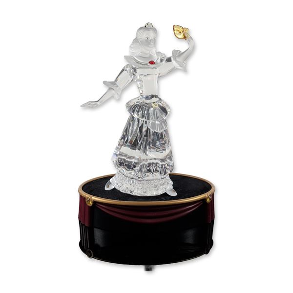2pc Swarovski Crystal 2000 Columbine Masquerade Figurine with Base