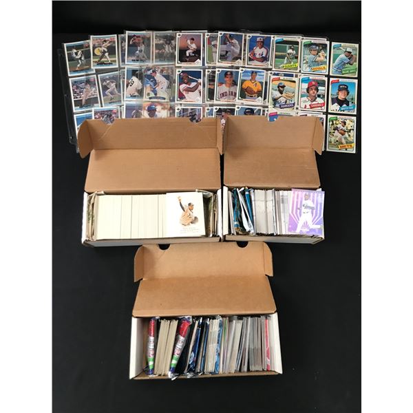 LOT OF 3 BOXES OF SPORTS TRADING CARDS