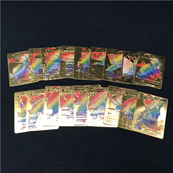 LOT OF POKEMON TCG RAINBOW TRADING CARDS
