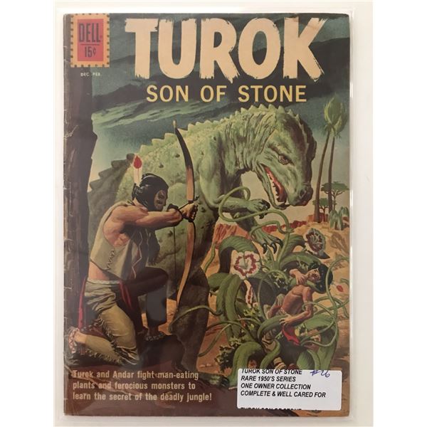 TUROK STONE OF STONE #26 (1950'S) ONE OWNER COLLECTION - DELL COMICS