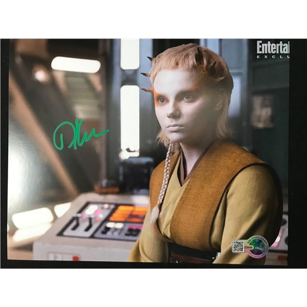 DAFNE KEEN SIGNED STAR WARS ACOLYTE SIGNED 8X10 - WWOC COA