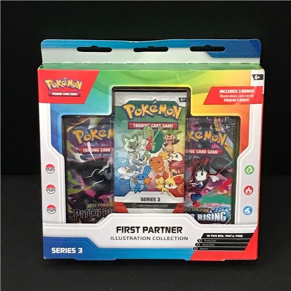 POKEMON TCG FIRST PARTNERS ILLUSTRATION COLLECTION SERIES 3 SEALED TRADING CARD BOX