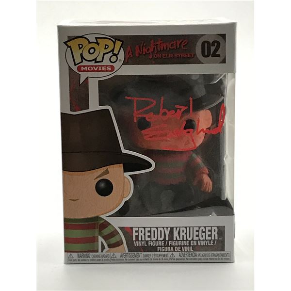 ROBERT ENGLUND SIGNED FREDDY KREUGER FUNKO POP - WWOC COA