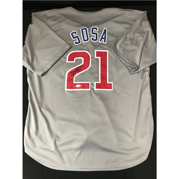 SAMMY SOSA SIGNED CHICAGO JERSEY - JSA COA