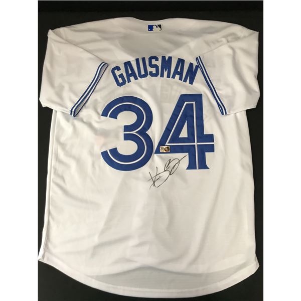 KEVIN GAUSMAN SIGNED TORONTO BLUE JAYS CUSTOM BASEBALL JERSEY - ELITE COA