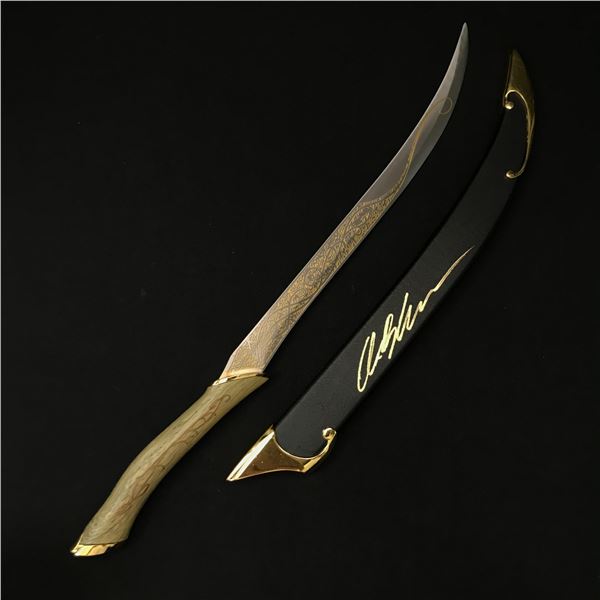 ORLANDO BLOOM SIGNED WWOC SWORD SHEATH - WWOC COA