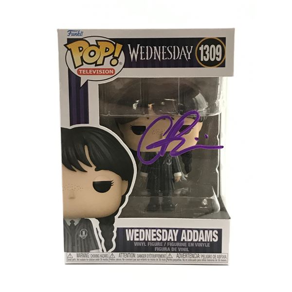 CHRISTINA RICCI SIGNED WEDNESDAY ADDAMS FUNKO POP - WWOC COA