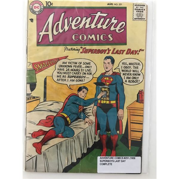 ADVENTURE COMICS #251 (1958) - DC COMICS