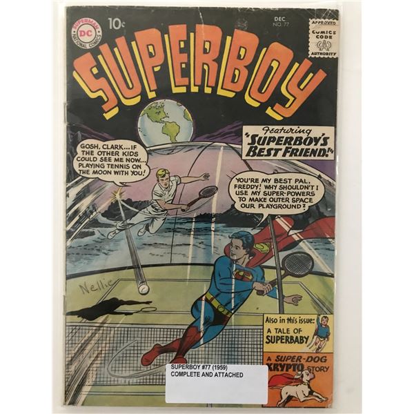 SUPERBOY #77 (1959) - DC COMICS