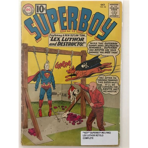 SUPERBOY #92 (1962) - DC COMICS