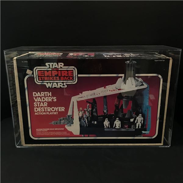 RARE STAR WARS EMPIRE STRIKES BACK DARTH VADER'S STAR DESTROYER GRADED (AFA 80)