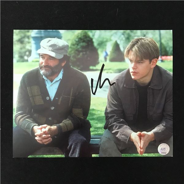 MATT DAMON SIGNED GOOD WILL HUNTING 8X10 - KB COA