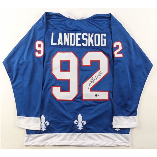GABRIEL LANDESKOG SIGNED COLORADO AVALANCHE JERSEY - BECKETT COA