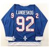 Image 1 : GABRIEL LANDESKOG SIGNED COLORADO AVALANCHE JERSEY - BECKETT COA