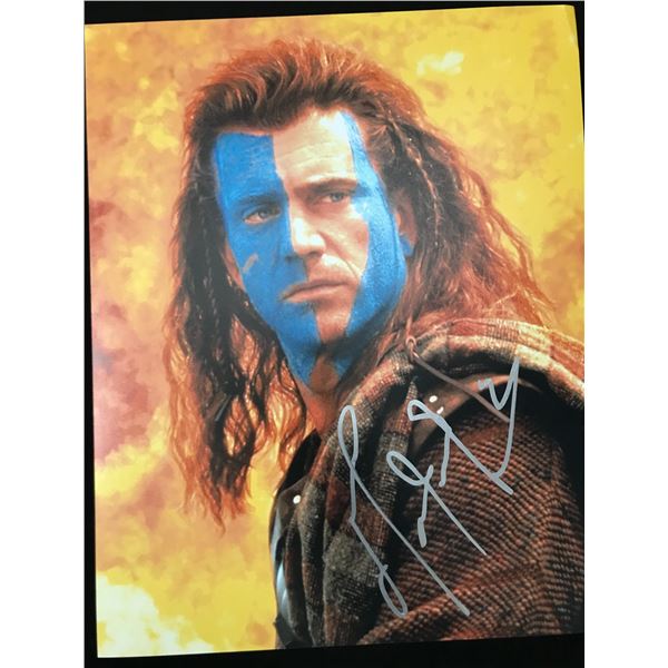 MEL GIBSON SIGNED BRAVEHEART 8X10 - WWOC COA