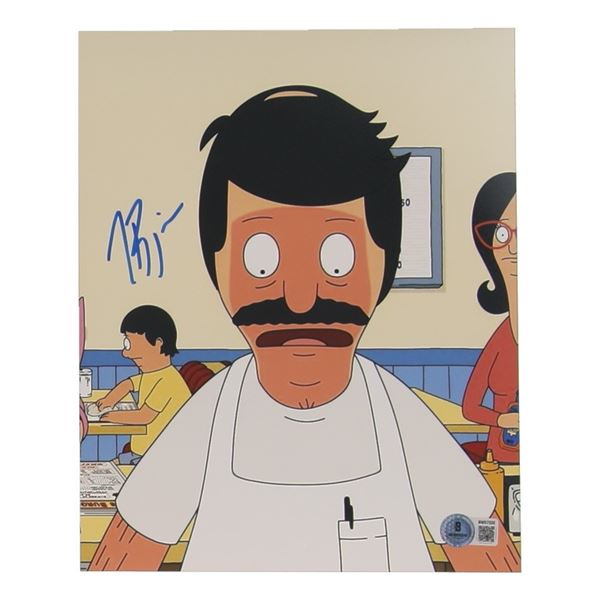 H JON BENJAMIN SIGNED BOBS BURGERS 8X10 - BECKETT COA