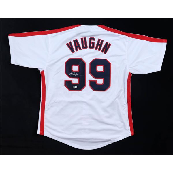 CHARLIE SHEEN SIGNED VAUGHN JERSEY - BECKETT COA