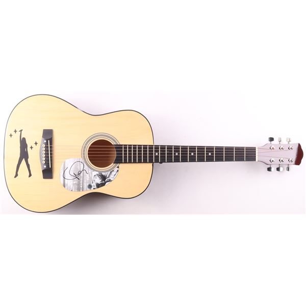 TAYLOR SWIFT SIGNED ACOUSTIC GUITAR - JSA COA