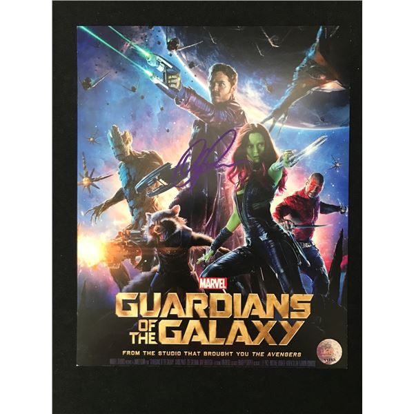 CHRIS PRATT SIGNED GUARDIANS OF THE GALAXY 8X10 - KB COA