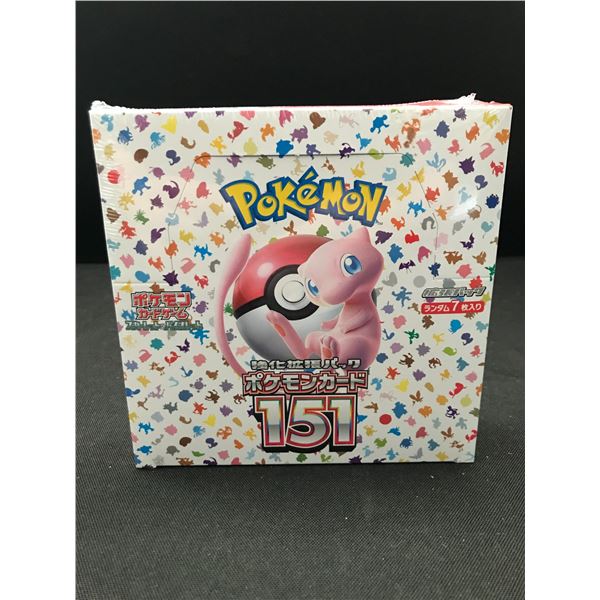 POKEMON TCG 151 JAPANESE SEALED TRADING CARD BOX