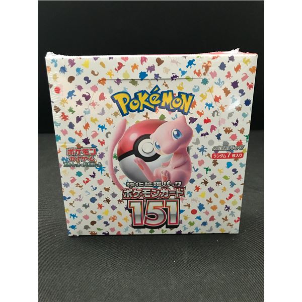 POKEMON TCG 151 JAPANESE SEALED TRADING CARD BOX