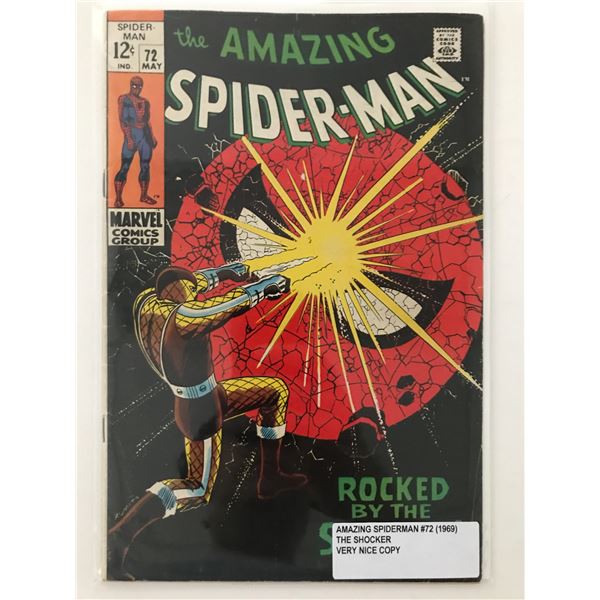 THE AMAZING SPIDERMAN #72 (1969) - MARVEL COMICS
