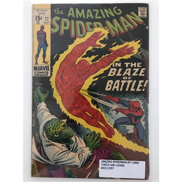 THE AMAZING SPIDERMAN #77 (1969) - MARVEL COMICS