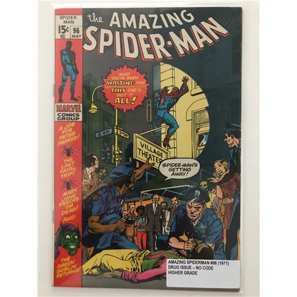 THE AMAZING SPIDERMAN #91 (1971) NO CODE - MARVEL COMICS