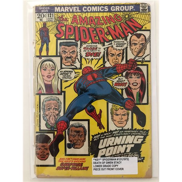 THE AMAZING SPIDERMAN #121 (1972) DEATH OF GWEN STACY - MARVEL COMICS