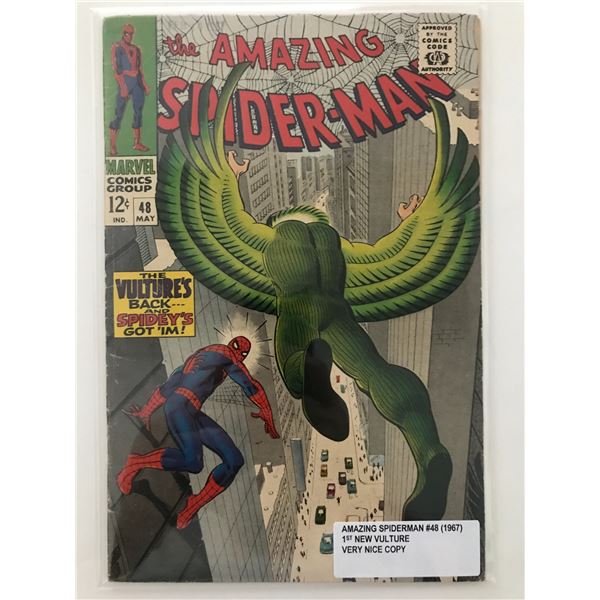 THE AMAZING SPIDERMAN #48 (1967) 1ST NEW VULTURE - MARVEL COMICS